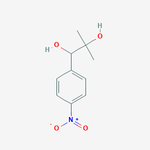 molecular formula C10H13NO4 B8600371 2-Methyl-1-(4-nitrophenyl)propane-1,2-diol 