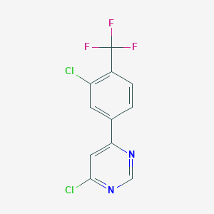 4-Chloro-6-(3-chloro-4-trifluoromethyl-phenyl)pyrimidine