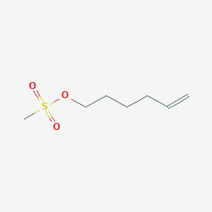 molecular formula C7H14O3S B8600498 5-Hexenyl methanesulfonate 