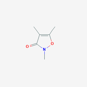 molecular formula C6H9NO2 B8600592 2,4,5-Trimethyl-1,2-oxazol-3(2H)-one CAS No. 932-19-4