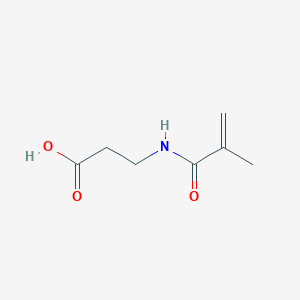 molecular formula C7H11NO3 B8600604 N-methacryloyl-beta-alanine 