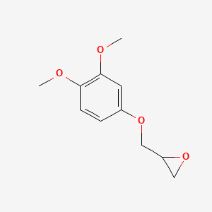 molecular formula C11H14O4 B8600605 3,4-Dimethoxyphenyl glycidyl ether 