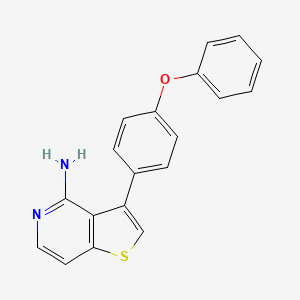 3-(4-Phenoxyphenyl)thieno[3,2-c]pyridin-4-amine