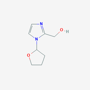 molecular formula C8H12N2O2 B8600842 [1-(Tetrahydro-furan-2-yl)-1H-imidazol-2-yl]-methanol 