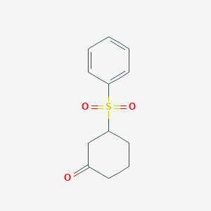 3-(Phenylsulfonyl)cyclohexanone