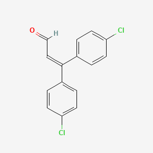3,3-Bis(4-chlorophenyl)prop-2-enal