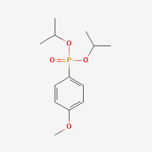 molecular formula C13H21O4P B8600991 Dipropan-2-yl (4-methoxyphenyl)phosphonate CAS No. 106052-22-6