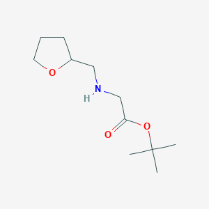 molecular formula C11H21NO3 B8601006 N-tetrahydrofurfurylglycine tert-butyl ester 