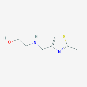 2-{[(2-Methyl-1,3-thiazol-4-yl)methyl]amino}ethanol