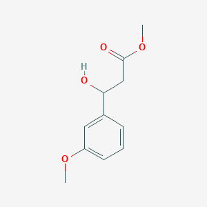 Propanoic acid, 3-hydroxy-3-(3-methoxyphenyl), methyl ester