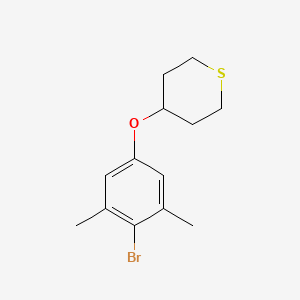 molecular formula C13H17BrOS B8601077 4-(4-Bromo-3,5-dimethylphenoxy)thiane CAS No. 922151-74-4
