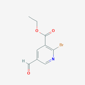 Ethyl 2-bromo-5-formylnicotinate