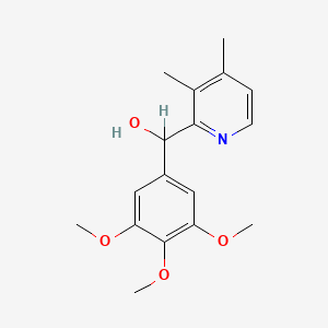 B8601089 3,4,5-Trimethoxyphenyl-(3,4-dimethyl-2-pyridyl)carbinol CAS No. 57330-95-7