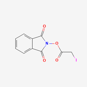 molecular formula C10H6INO4 B8601105 2-[(Iodoacetyl)oxy]-1H-isoindole-1,3(2H)-dione CAS No. 185244-35-3