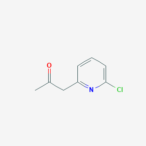 molecular formula C8H8ClNO B8601135 1-(6-Chloro-pyridin-2-yl)-propan-2-one 