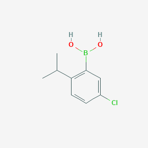 molecular formula C9H12BClO2 B8601182 [5-Chloro-2-(propan-2-yl)phenyl]boronic acid 
