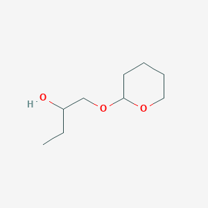 molecular formula C9H18O3 B8601207 1-[(Oxan-2-yl)oxy]butan-2-ol CAS No. 78791-18-1