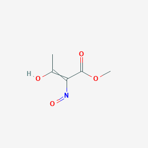 molecular formula C5H7NO4 B8601380 Methyl 2-hydroxyiminoacetoacetate 