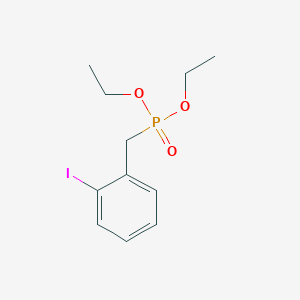 molecular formula C11H16IO3P B8601497 Diethyl [(2-iodophenyl)methyl]phosphonate CAS No. 62680-68-6