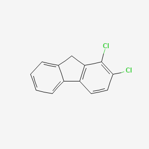 molecular formula C13H8Cl2 B8601629 1,2-Dichloro-9H-fluorene CAS No. 121008-60-4