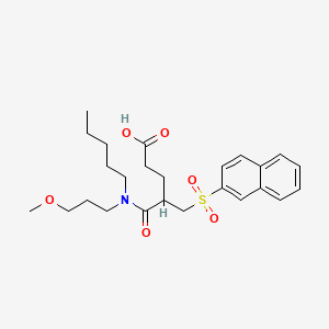 molecular formula C25H35NO6S B8601636 CCK-A receptor inhibitor 1 