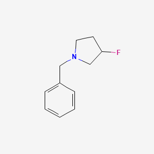 molecular formula C11H14FN B8601690 1-Benzyl-3-fluoropyrrolidine 