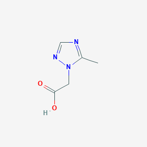 molecular formula C5H7N3O2 B8601703 (5-Methyl-[1,2,4]triazol-1-yl)-acetic acid 