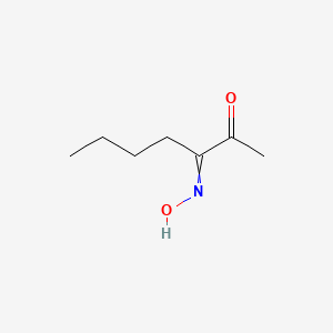 3-Hydroxyiminoheptan-2-one