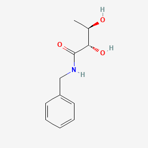 molecular formula C11H15NO3 B8601884 (2S,3R)-N-benzyl-2,3-dihydroxybutanamide CAS No. 651734-90-6