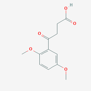 molecular formula C12H14O5 B086019 4-(2,5-二甲氧基苯基)-4-氧代丁酸 CAS No. 1084-74-8