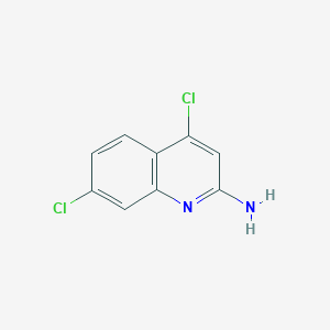 molecular formula C9H6Cl2N2 B8601948 2-Amino-4,7-dichloroquinoline 