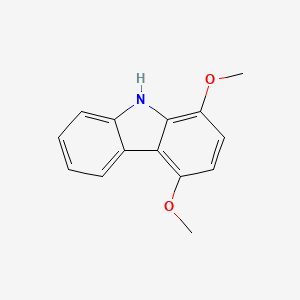 molecular formula C14H13NO2 B8601951 1,4-dimethoxy-9H-carbazole CAS No. 100866-46-4