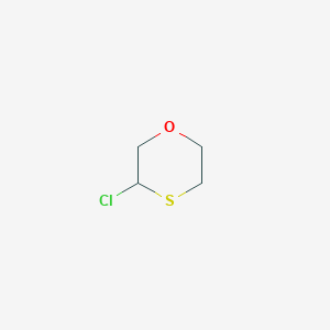 molecular formula C4H7ClOS B8601967 3-Chloro-1,4-oxathiane CAS No. 22342-05-8