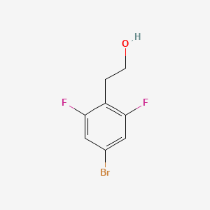 molecular formula C8H7BrF2O B8602032 4-Bromo-2,6-difluorobenzeneethanol 