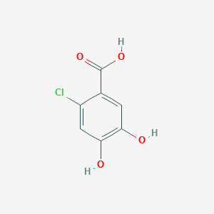 molecular formula C7H5ClO4 B8602044 2-Chloro-4,5-dihydroxybenzoic acid CAS No. 87932-51-2