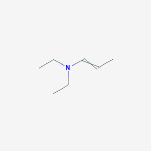 molecular formula C7H15N B8602046 N,N-Diethylprop-1-en-1-amine CAS No. 13044-39-8
