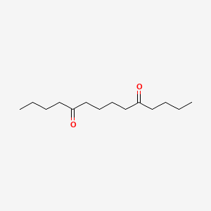 molecular formula C14H26O2 B8602059 5,10-Tetradecanedione CAS No. 29210-62-6