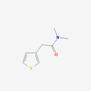 molecular formula C8H11NOS B8602121 N,N-Dimethyl-2-(3-thienyl)acetamide 
