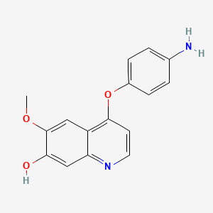 4-(4-Aminophenoxy)-6-methoxyquinolin-7-ol