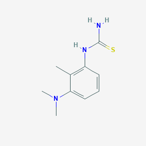 molecular formula C10H15N3S B8602198 Thiourea, [3-(dimethylamino)-2-methylphenyl]- CAS No. 183555-61-5