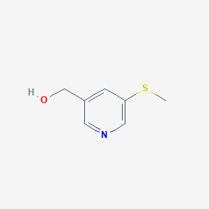 molecular formula C7H9NOS B8602233 5-(Methylthio)-3-pyridinemethanol 
