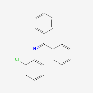molecular formula C19H14ClN B8602264 N-(2-Chlorophenyl)-1,1-diphenylmethanimine CAS No. 53847-32-8