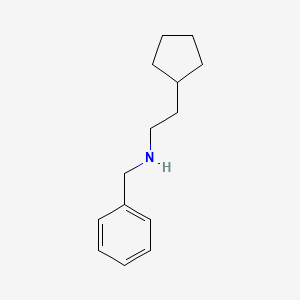 molecular formula C14H21N B8602284 Benzyl(2-cyclopentylethyl)amine 