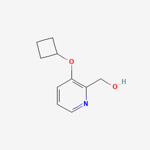 molecular formula C10H13NO2 B8602329 3-Cyclobutyloxy-2-pyridinemethanol 