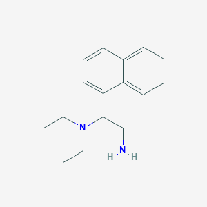 N1,N1-Diethyl-1-(naphthalen-1-yl)-1,2-ethanediamine