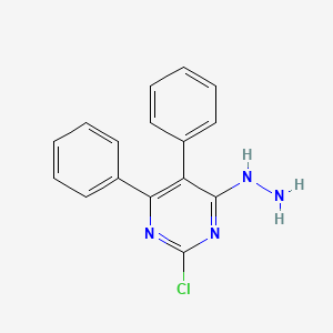 2-Chloro-5,6-diphenyl-4-hydrazinopyrimidine