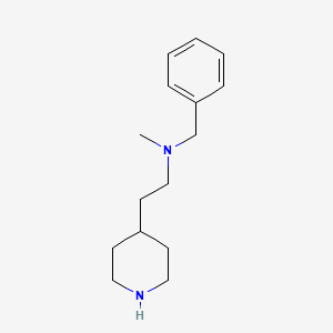 molecular formula C15H24N2 B8602416 N-Benzyl-N-methyl-2-(piperidin-4-yl)ethanamine 