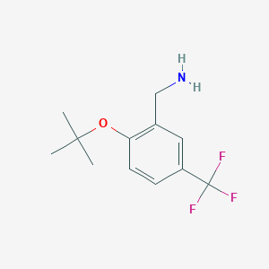 2-Tert-butoxy-5-trifluoromethyl-benzylamine