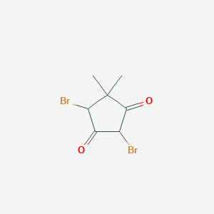 2,5-Dibromo-4,4-dimethyl-1,3-cyclopentadione