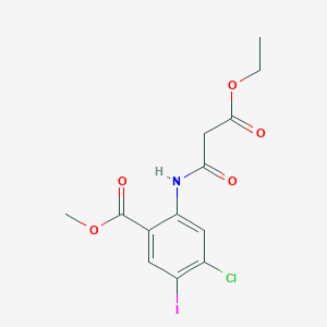 Methyl 4-chloro-2-{[3-(ethyloxy)-3-oxopropanoyl]amino}-5-iodobenzoate